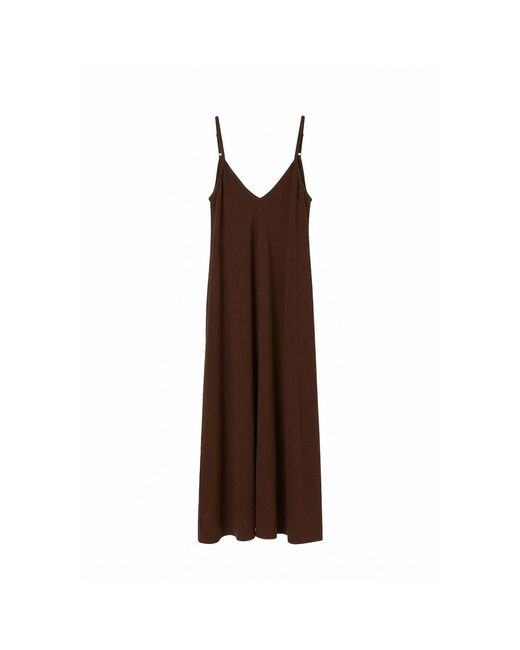 Aloha From Deer Brown Aloha's Basics Maxi Dress Chloe
