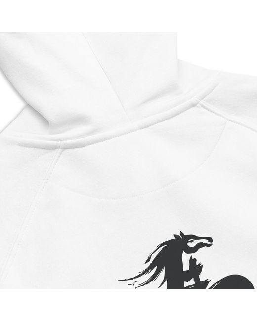 Anchor and Crew White Ten Chinese Year Of The Horse Editions Organic Cotton Hoodie
