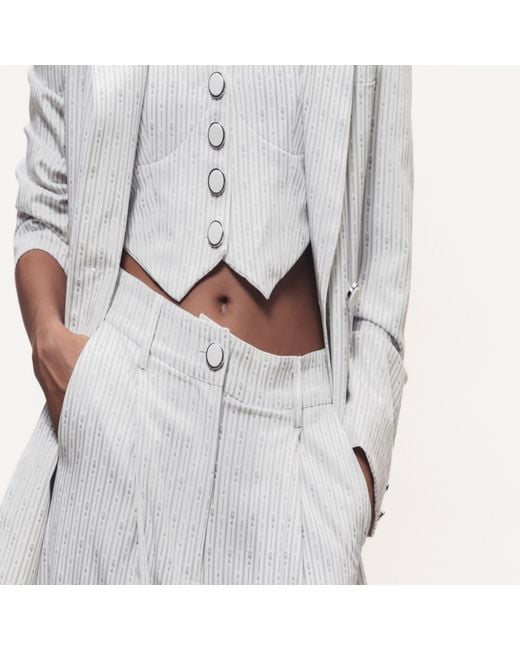 Vazaf Black Structure Pants