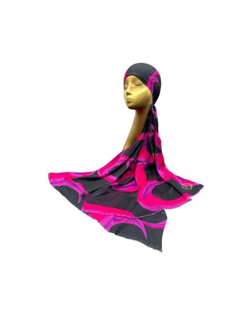 Julia Clancey Purple Jcjc Modal Reversible Scarf