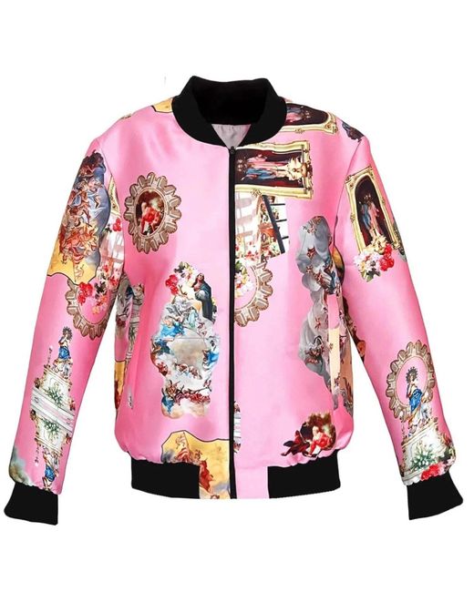 Maxjenny Pink Bomber Jacket