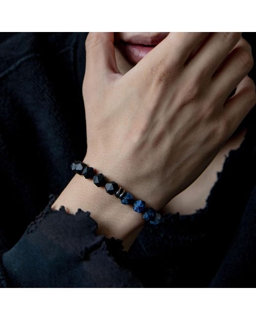 AWNL Blue Poseidon Onyx & Dumortierite Bracelet for men