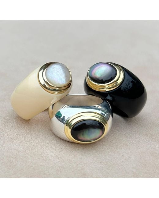 Stone Fruit White Core Ring