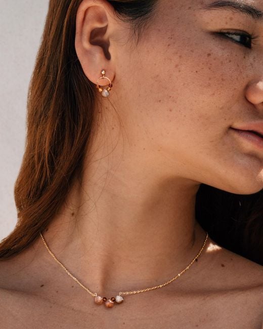 Inari Jewellery White Golden Hour Earrings