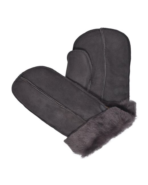 Owen Barry Black Sheepskin Split Mitten Cromita