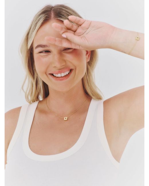 Kouree Metallic 'Braver Than You Think' Necklace Pendant Charm
