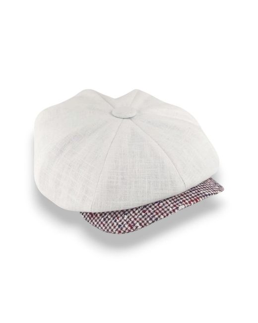 Mister Miller - Master Hatter White Albert's Capri Bakerboy Cap for men