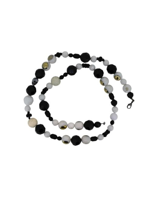 Vicki Sarge Black Lydia's Skull & Eyes Necklace