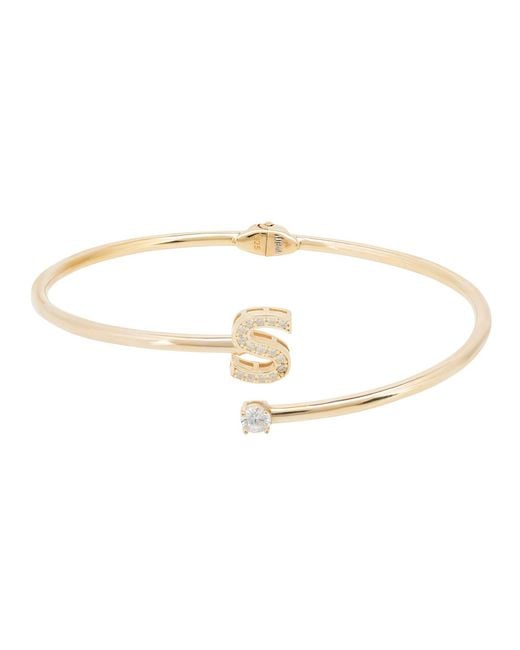 Latelita London Metallic Initial Bangle S