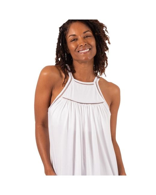 JJwinks White Wine Down Bra-Free Racerback Lounge Tank