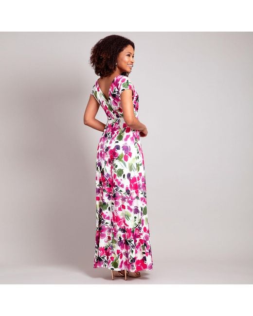 Alie Street London Purple Petite Sophia Maxi Dress