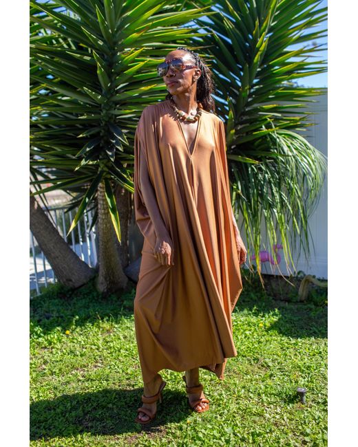 Jennafer Grace Brown Honey Slink Caftan