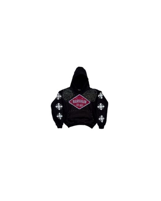 Burvain. Black Noir Hoodie
