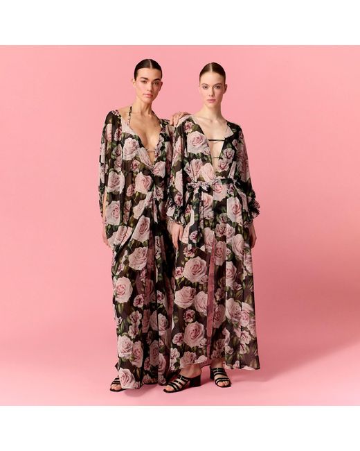 Nur Karaata Brown Anantara Bloom Cover Up