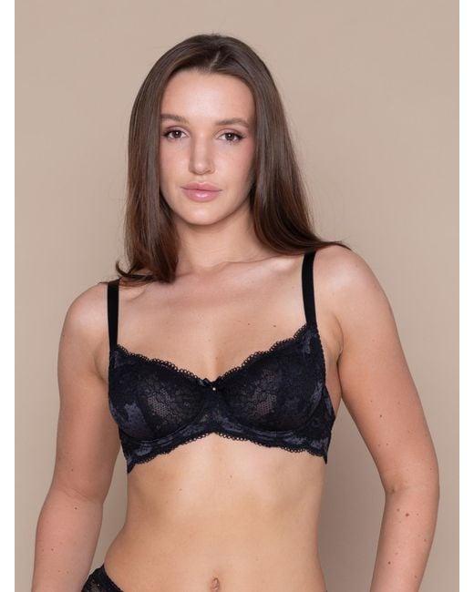 BonBon Lingerie Black Whispers Underwired Bra