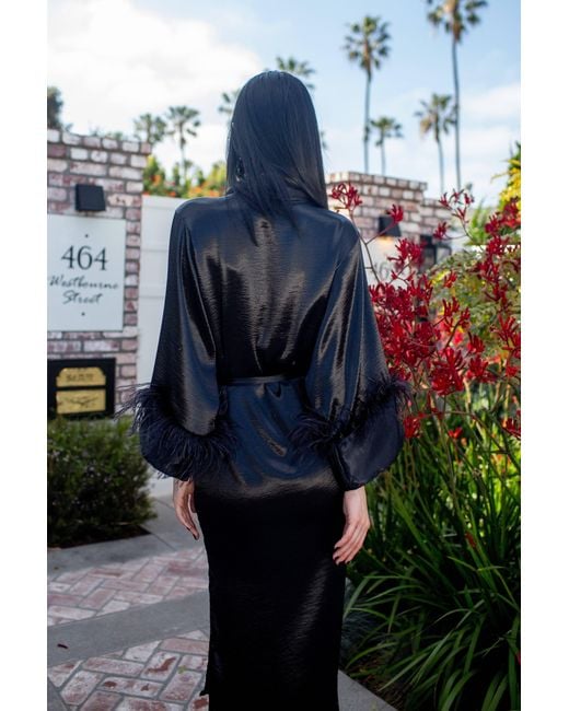 Jennafer Grace Black Marlene Wrap Dress