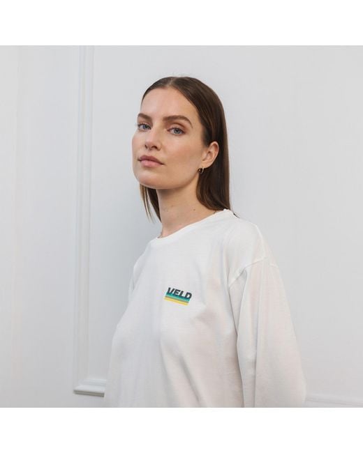 VLD White Beverly Après Ski Long Sleeve T-Shirt