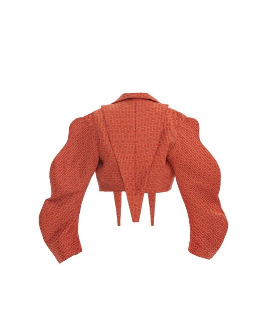 Psychedelic Overdose. Red Mushroom Jacket