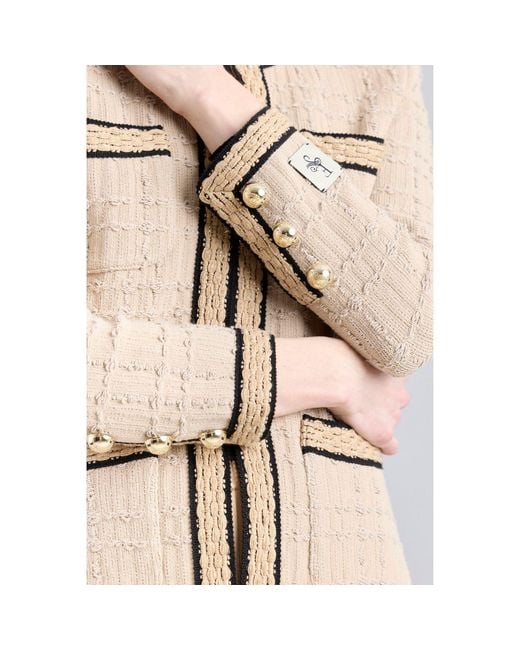 The Extreme Collection Metallic Tweed-Knit Structured Jacket Prince
