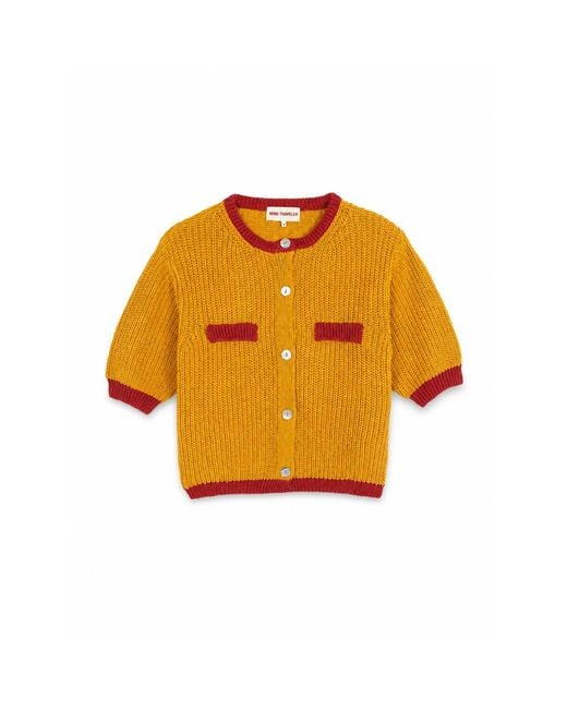Mind Traveler Yellow Sky, & Colour-Block Mia Cardigan