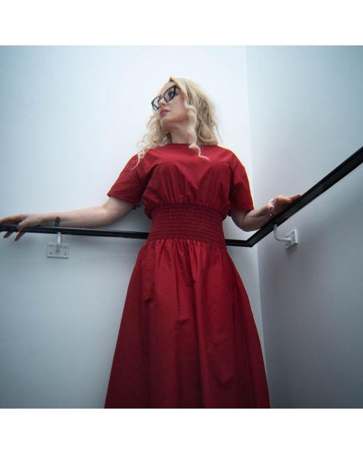 Frock Tales Red Orchis Dress