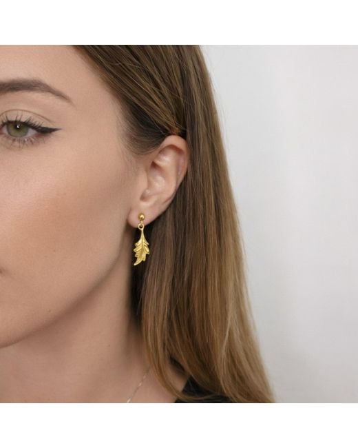 Unaloe Metallic Sud Earrings-Plated
