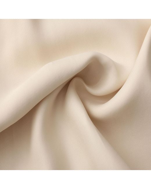 FRONT ROW SHOP Natural Neutrals Ibiza Double Waist Trousers Ivory