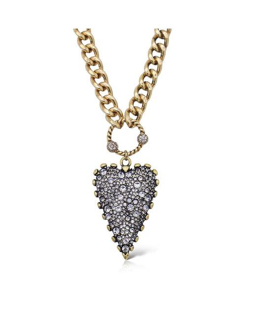 Bayemeyc Metallic Lucente Heart Necklace