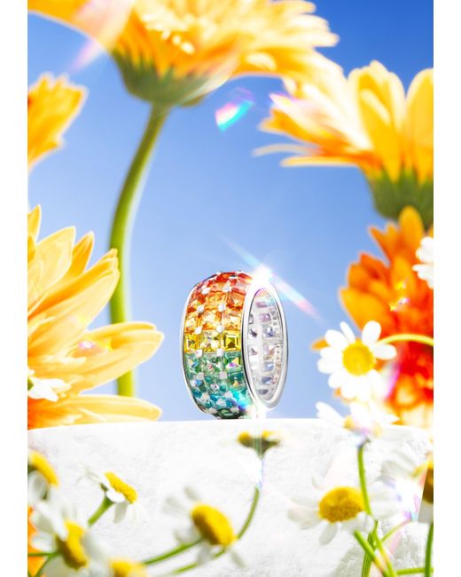Arte Madrid White Sundaze Dome Ring