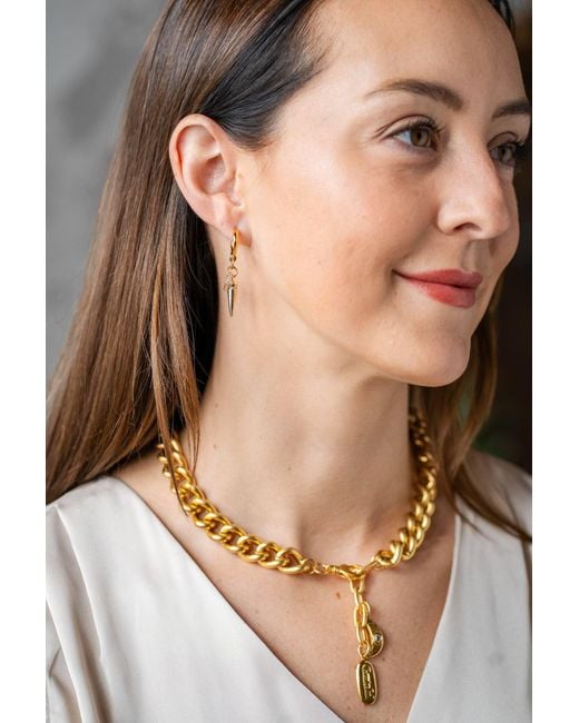 Loni Paul Jewelry Metallic Grateful Heart Necklace