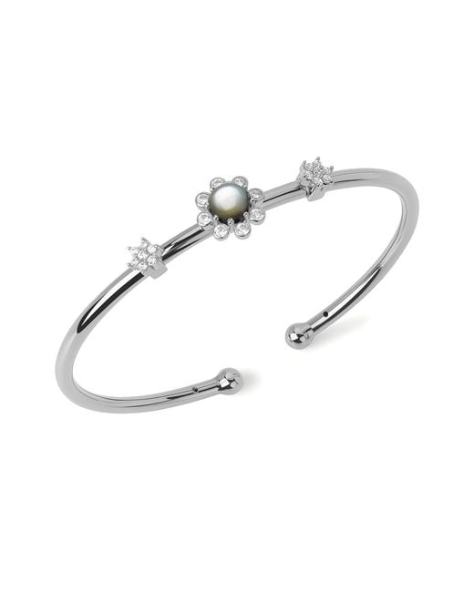 Freqnc Atelier Metallic Eight Petals Bangle