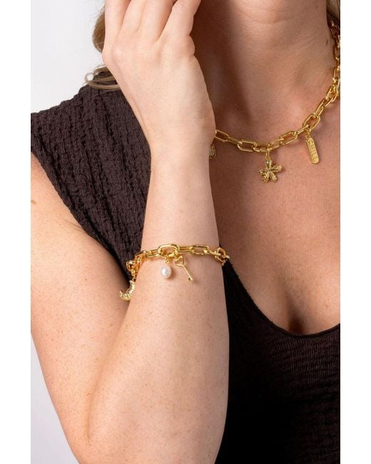 Zynnia Collective Metallic Mod Chain Bracelet