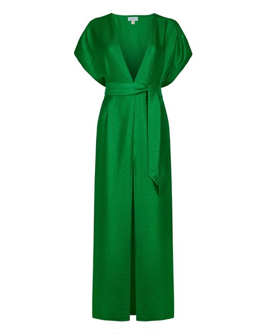 Leyla Maya Ltd Green Sophia Luxe Emerald Dress