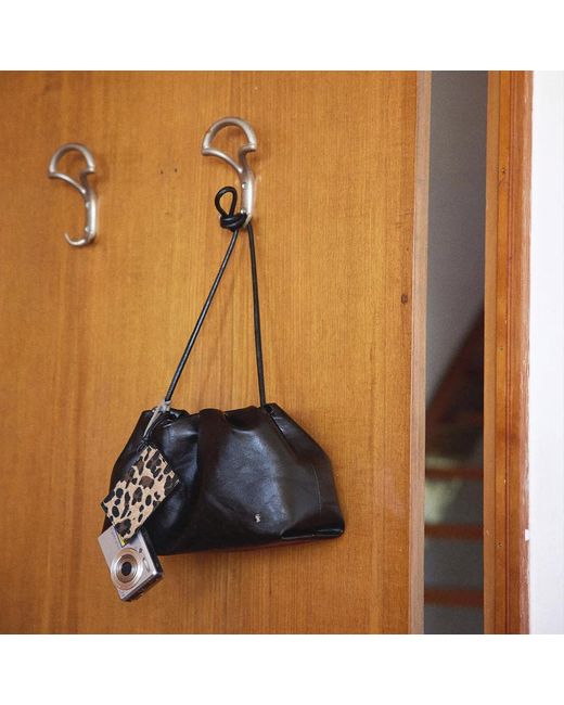 Sd Collection Black Cove Ruched Clutch