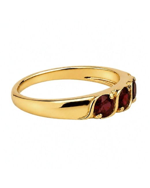 Belinda Jewelz Red Garnet Vintage Birthstone Ring