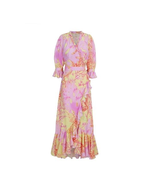 Planet Loving Company The Wrap Dress Pink Floral