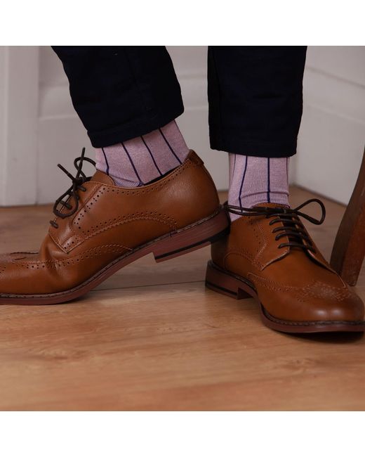 Peper Harow - Made in England Pink Groomsmen's Socks Bundle for men