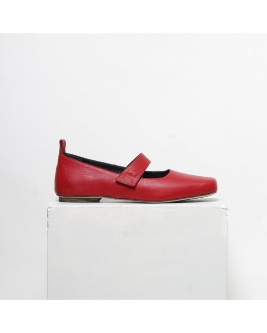 Mafalda Red Tami Mary Janes
