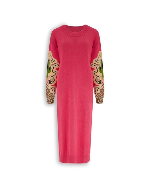 Maison Wanda Pink Cactus Dress
