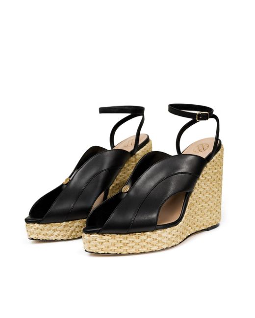 Noushella Black Anya Wedge