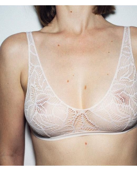 Bott Lingerie Black Soft Lace Bralette – Rosé
