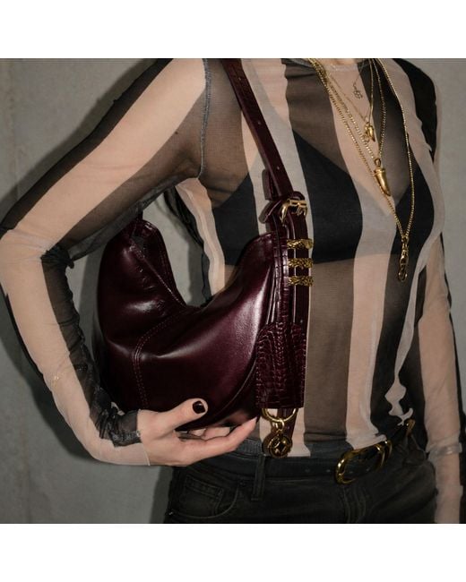 Indigolush Black Mini Hobo Oracle Hiss Cherry Smooth