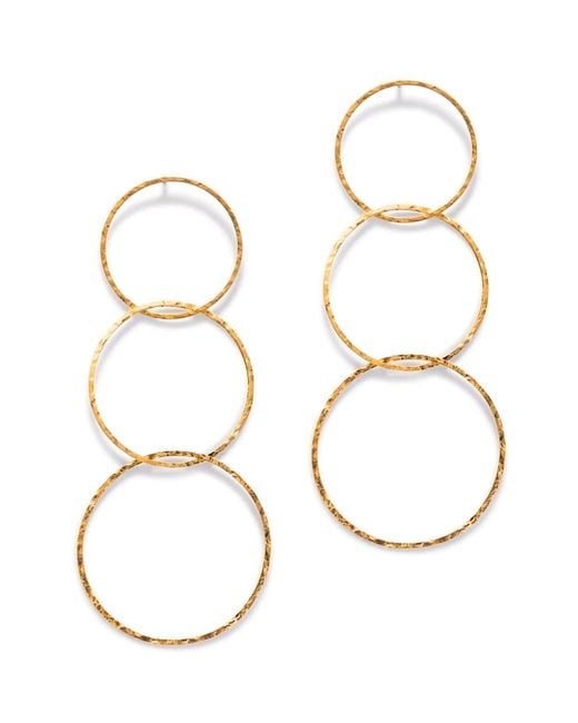 Jaredjamin White Lindy Links Post Earrings