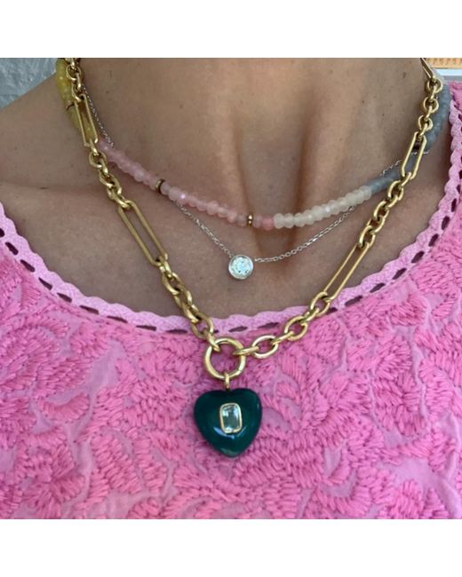 Hye Jane Jewelry Metallic Simone Trombone Chain