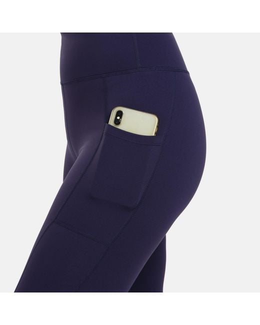 Perky Peach Blue High Rise Laser Full Length Leggings