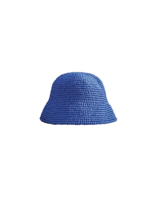 Springmoonatelier Blue Deep Raffia Hat