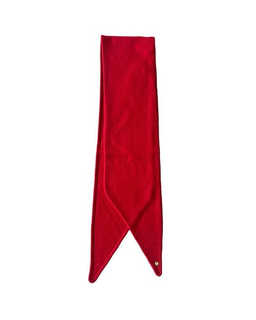 tirillm Red Ayla Small Neck Scarf
