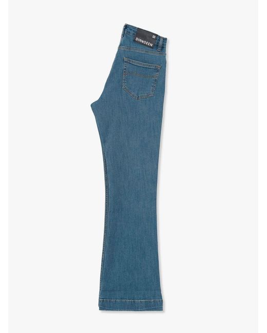 Din & Deen Blue Dark Trumpet Flare Jeans Collection