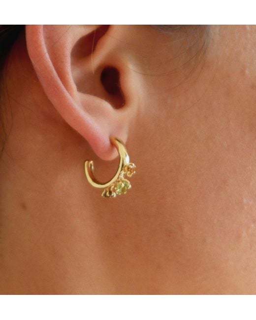 Gem Island Metallic Aura Earrings