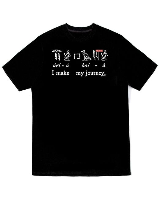 VERYRARE Black Hieroglyph Tee for men